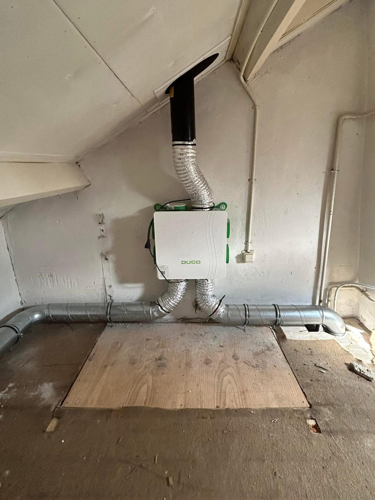 Ventilatie installatie Installatiebedrijf Kuijt