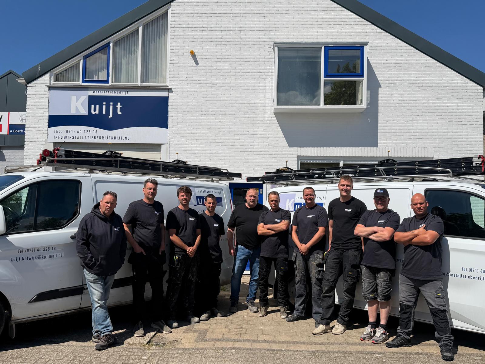 Team installatiebedrijf Kuijt